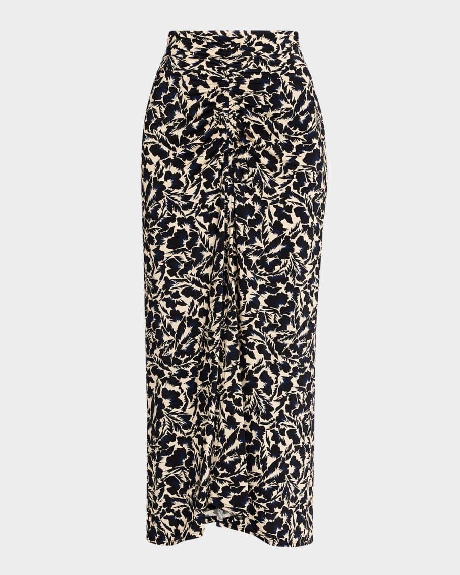 Aurelie Printed Midi Skirt Product Image