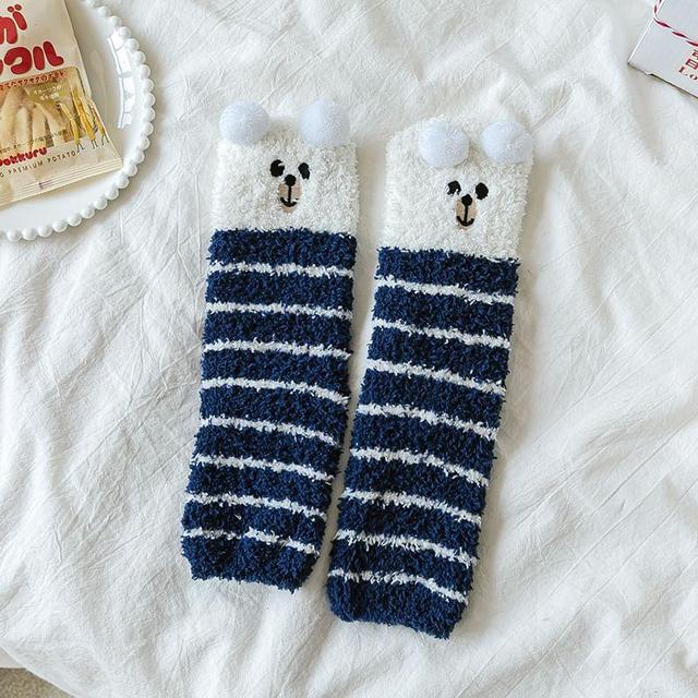 Cartoon Fleece Socks Product Image