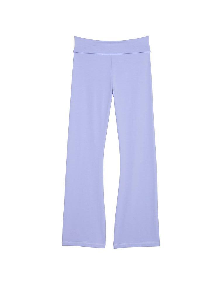 VS Cotton Yoga Foldover Flare Leggings Product Image