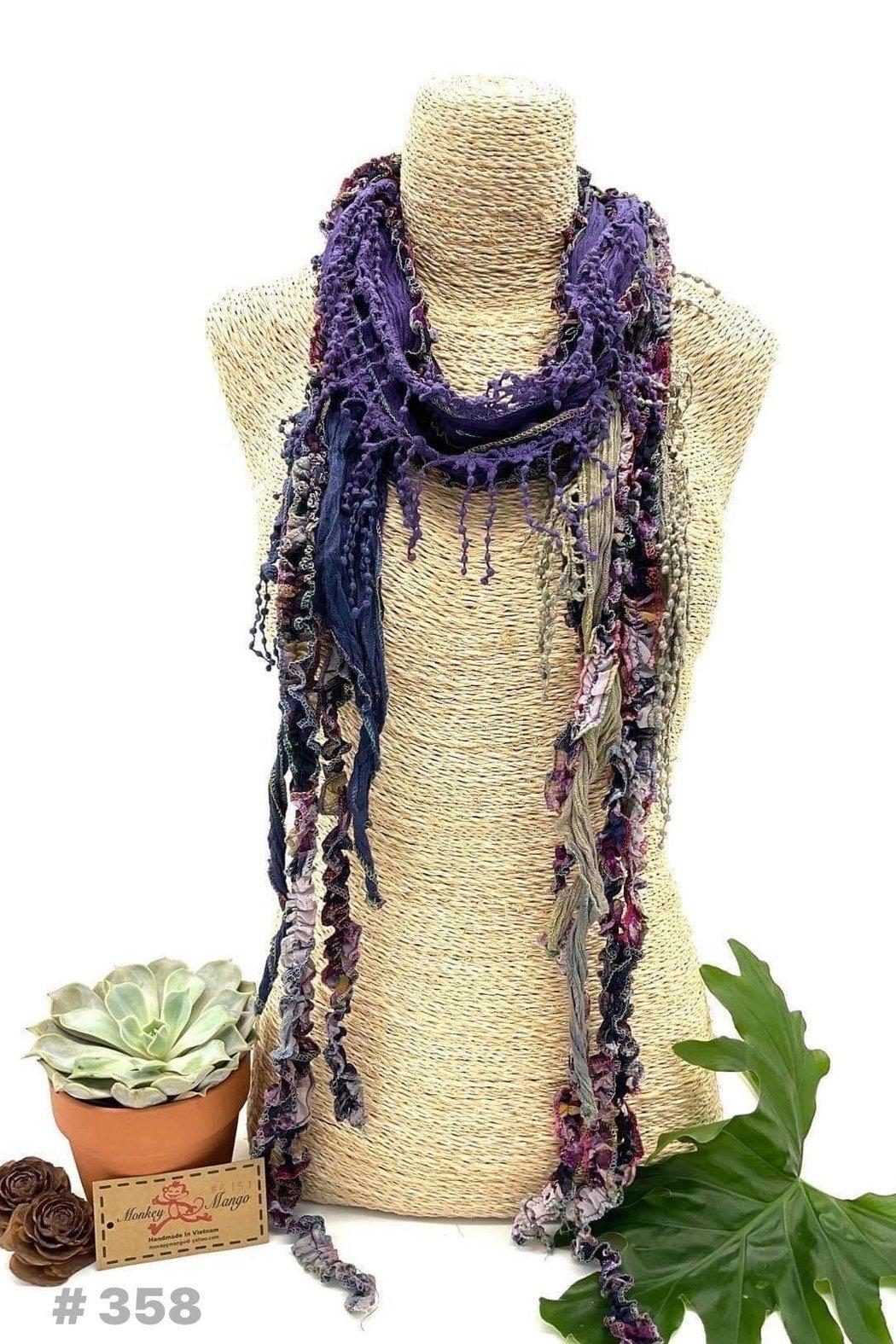 Ombre Fringe Scarf Female Product Image