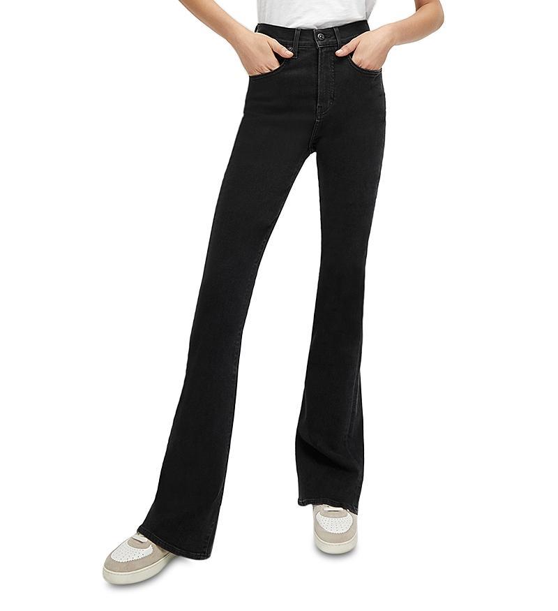 Womens Beverly High-Rise Stretch Skinny Flare Jeans Product Image