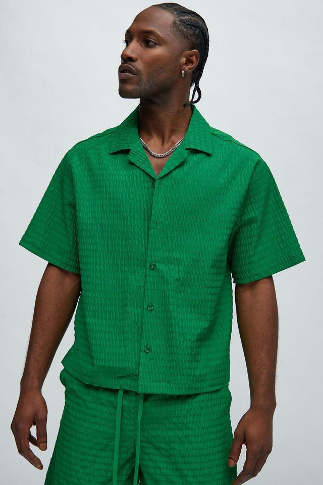 Sierra Textured Shirt - Green Product Image