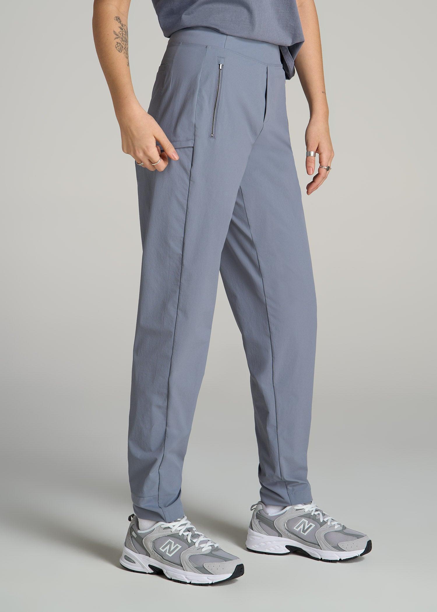 Pull-on Mini Ripstop Pants for Tall Women in Skyline Grey Product Image