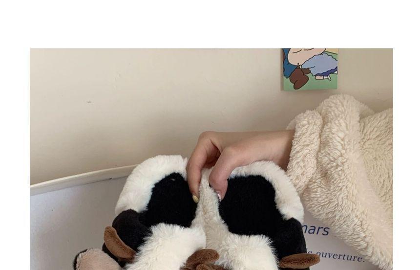 Cartoon Fleece Home Slippers Product Image