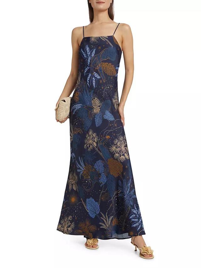 Night Jungle Slip Maxi Dress Product Image