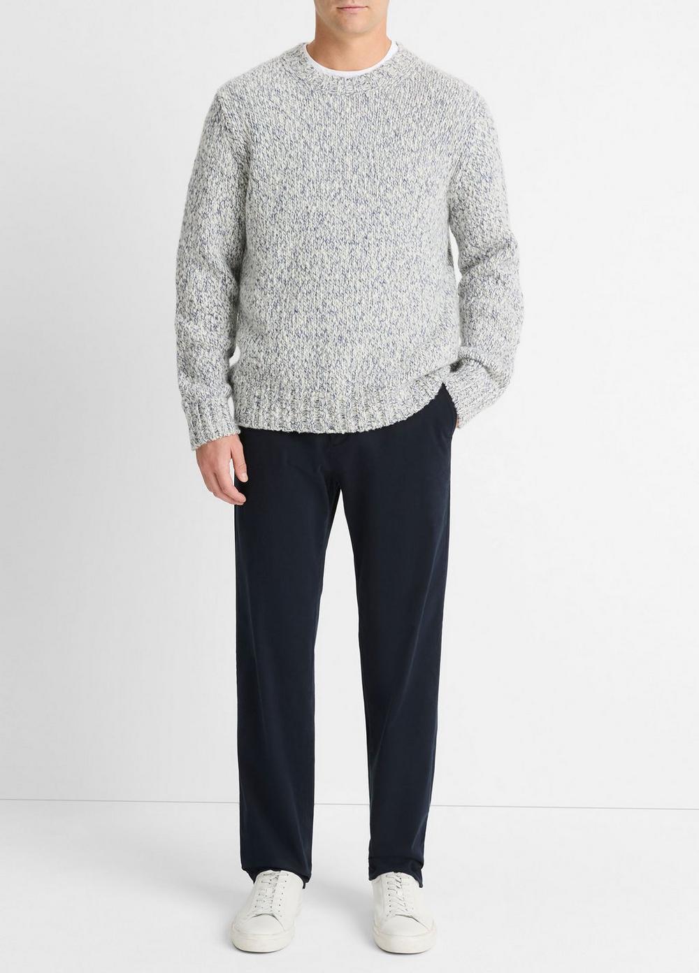 Mottled Marl Wool-Blend Sweater Product Image