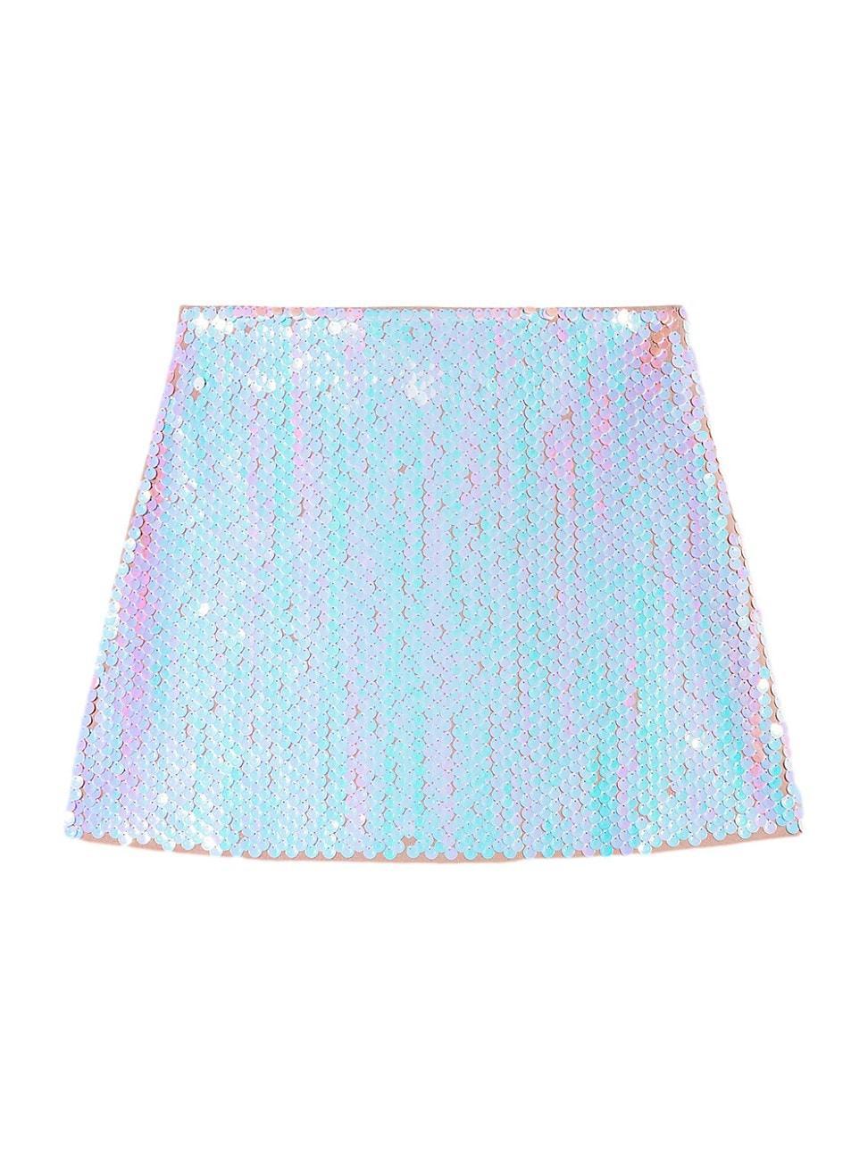 Womens Sequin Knit Skirt Product Image