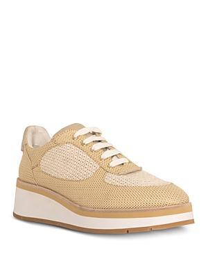 Donald Pliner Womens Lace Up Sporty Wedge Sneakers Product Image