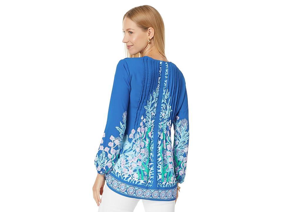 Lilly Pulitzer Marilina Long Sleeve Tuni (Barton Seacret Escape Engineered Tunic) Women's Clothing Product Image