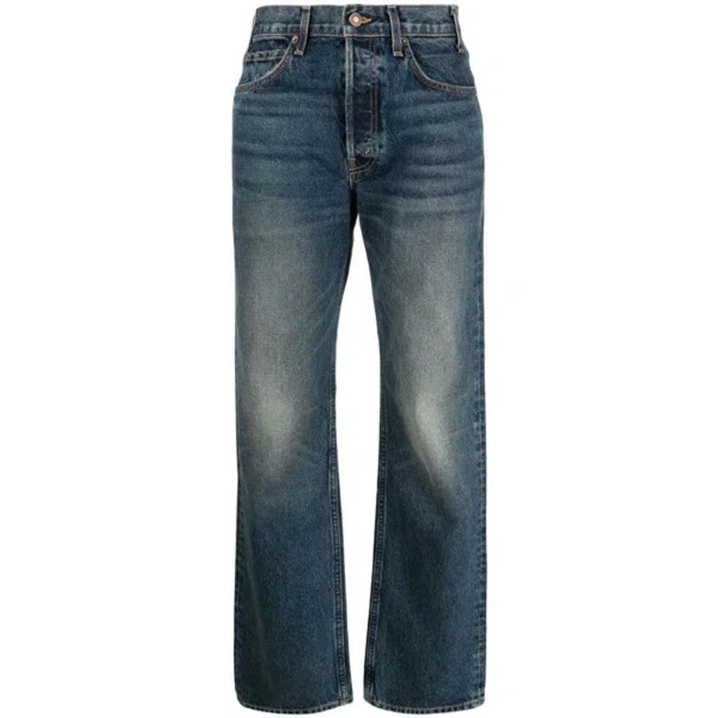 Aaron Straight-leg Jeans In Blue Product Image