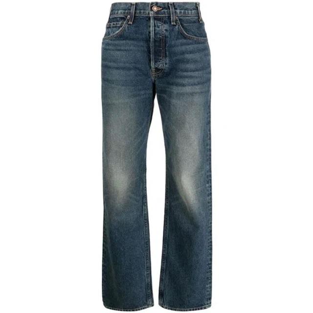 Aaron Straight-leg Jeans In Blue Product Image