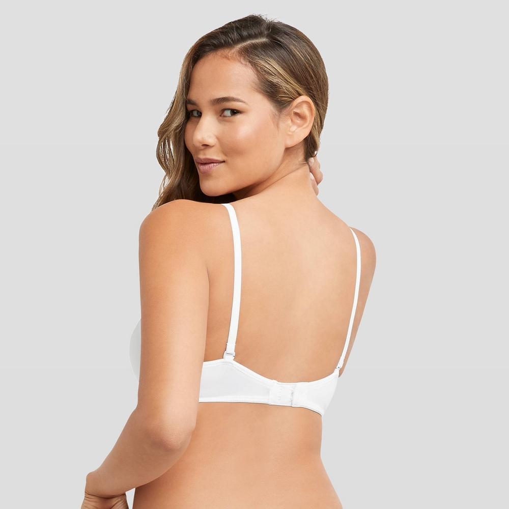 Maidenform Self Expressions Womens T-Shirt Bra 5701 2pk - Latte/White 38D Product Image