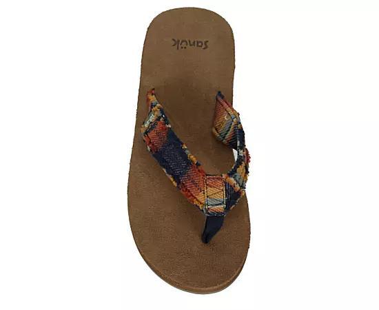 Sanuk Mens Fraid Not Blanket Flip Flop Sandal Product Image