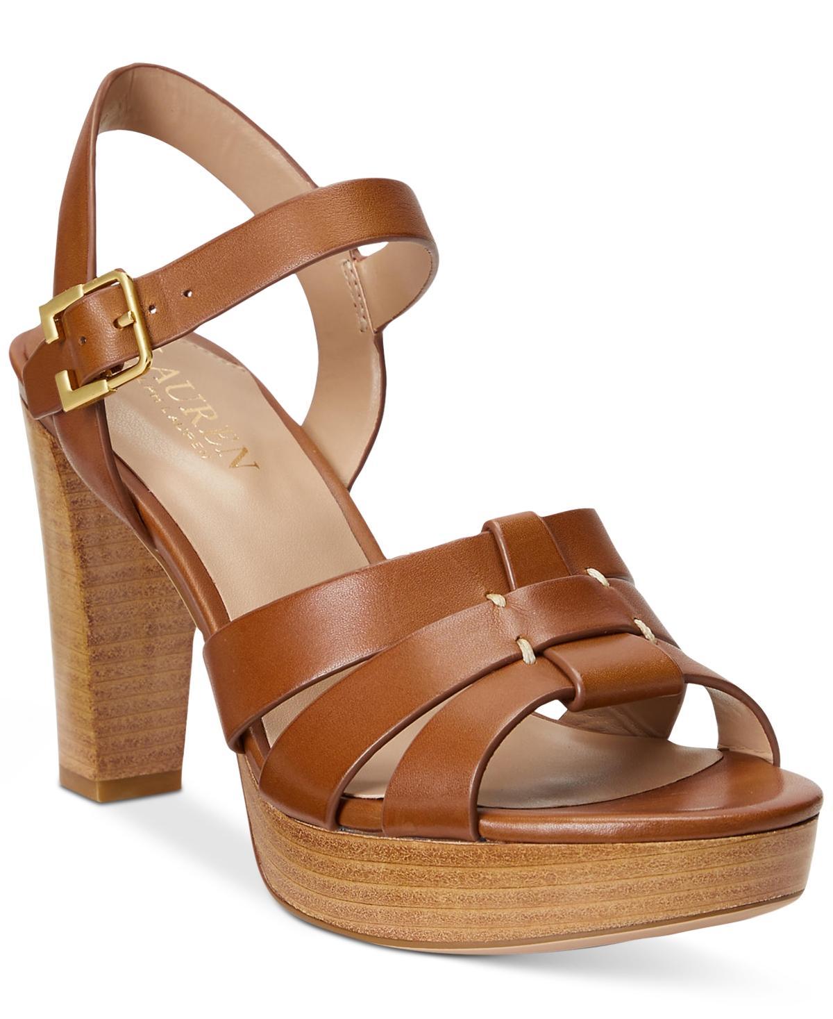 Lauren Ralph Lauren Womens Soffia Ankle-Strap Slingback Dress Sandals Product Image