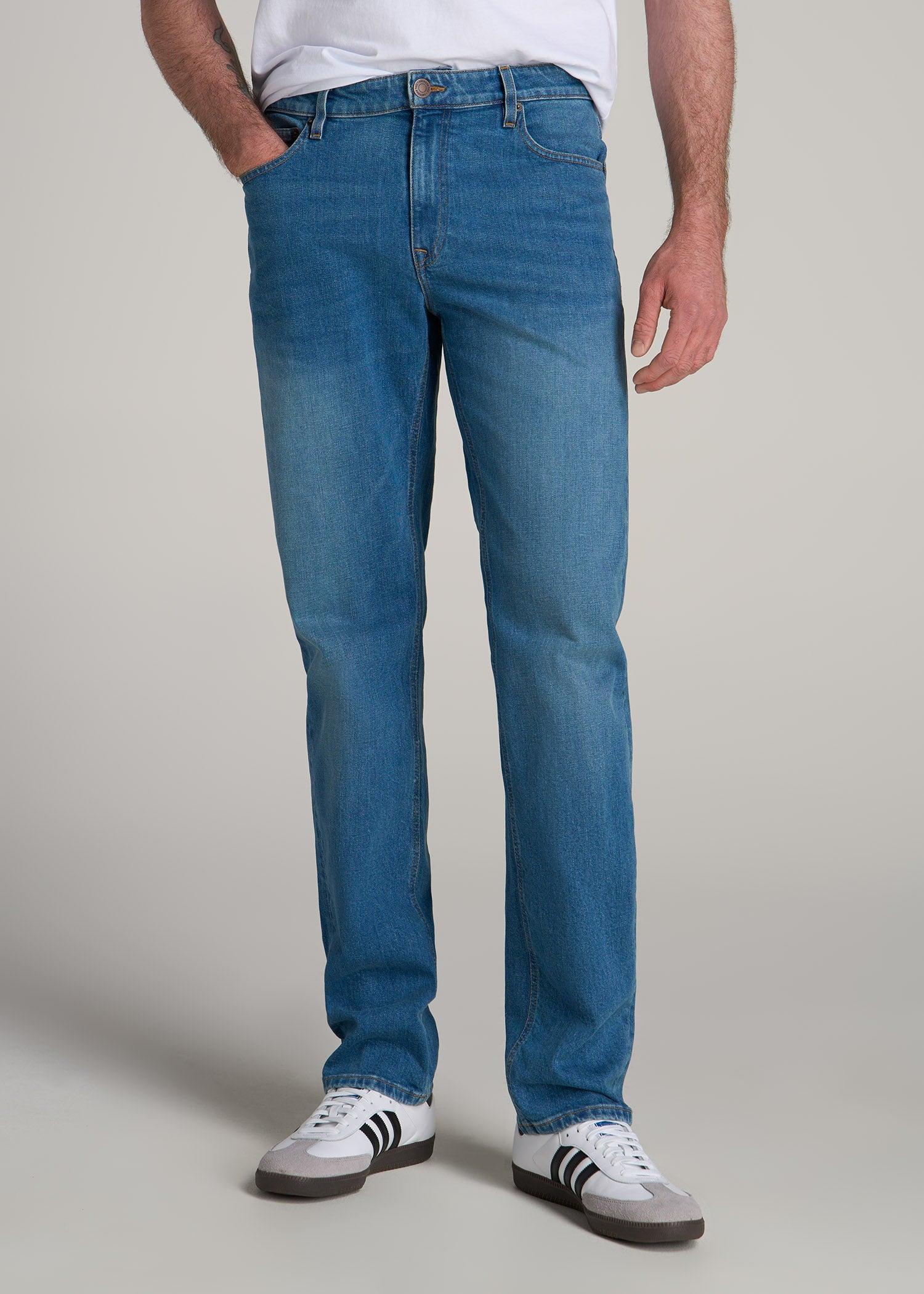 Americana Collection J1 Straight Fit Jeans For Tall Men in Sail Blue product image