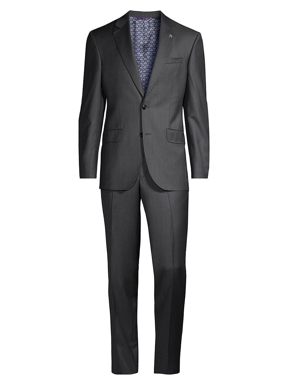 Ted Baker London Jay Trim Fit Solid Wool Suit Product Image