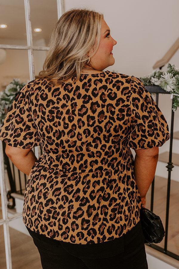 Leopard Love Shift Top Curves Product Image