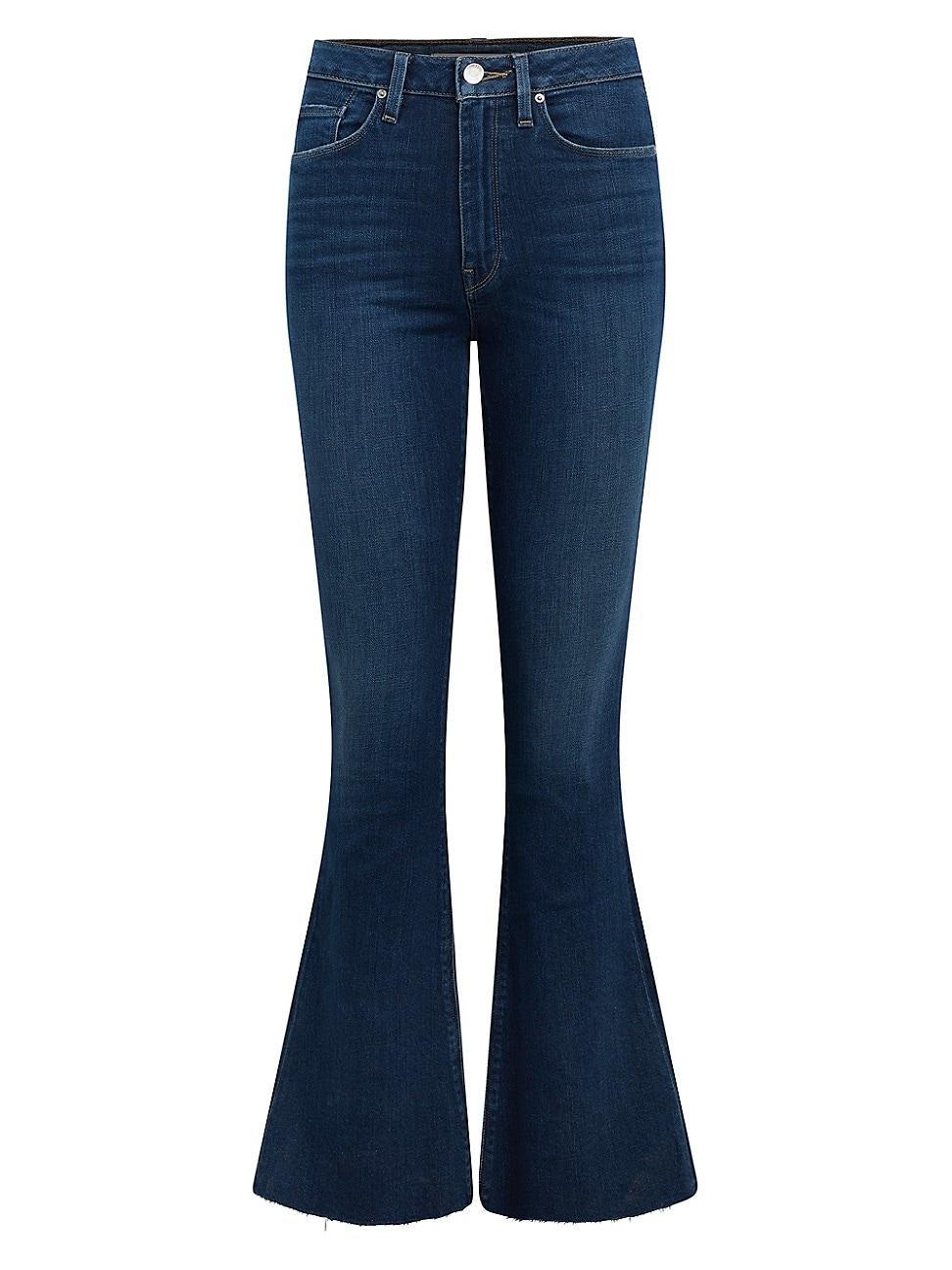 Womens Holly High-Rise Flared Jeans Product Image