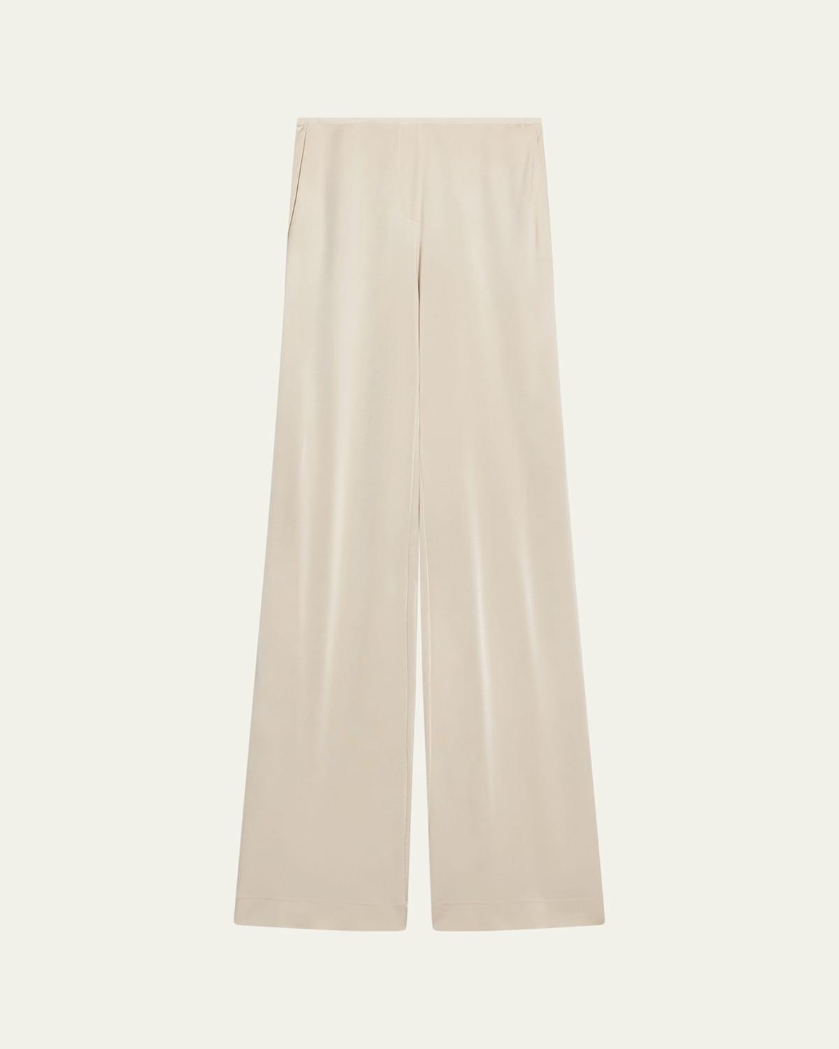 Womens Mid-Rise Straight-Leg Pants Product Image