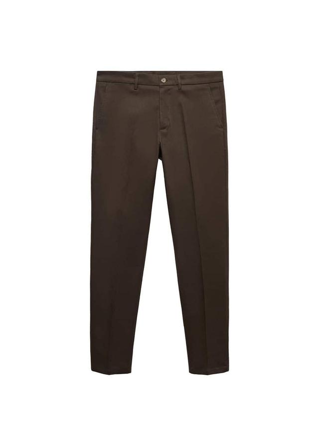 MANGO MAN - Slim fit chino trousers chocolateMen Product Image