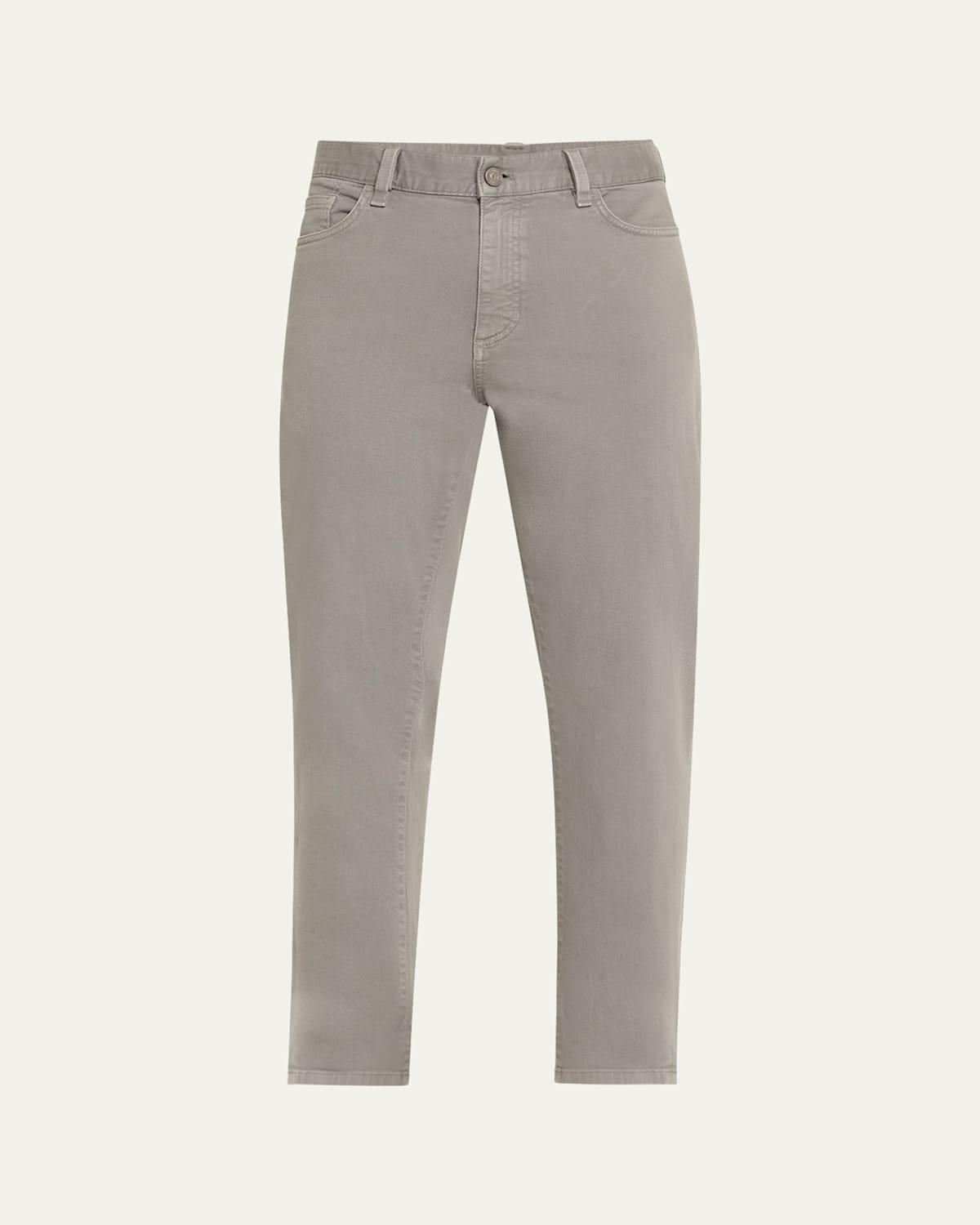 Mens 5-Pocket Colored Delave Pants Product Image