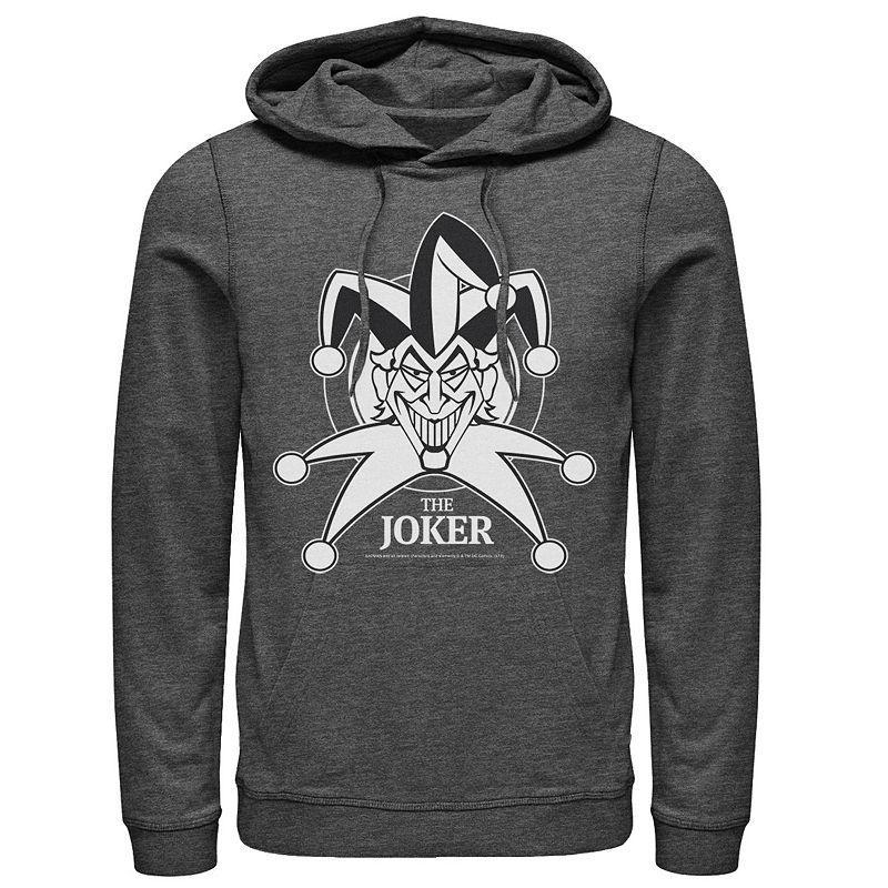 Mens DC Comics Joker Emblem Hoodie Blue Product Image