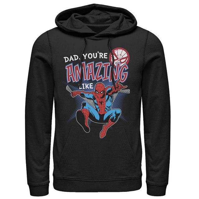 Mens Marvel Spider-Man Amazing Dad Fathers Day Hoodie Product Image