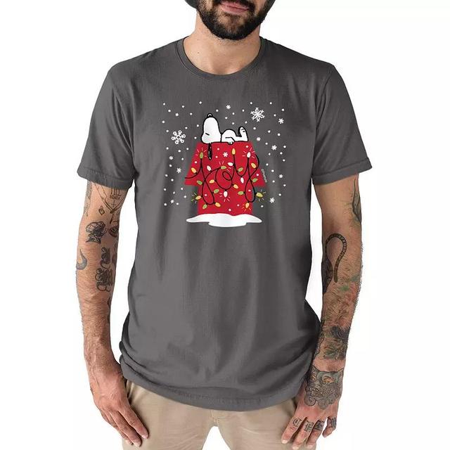 Mens Peanuts Joy Snoopy Tee Grey Product Image