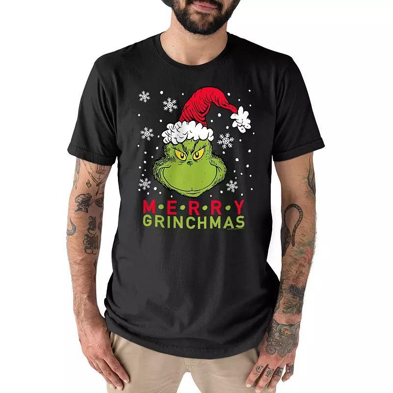 Big & Tall Dr. Seuss Merry Grinchmas Tee, Mens Product Image