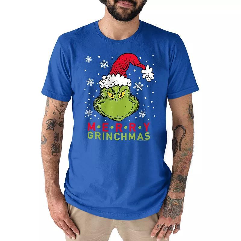 Big & Tall Dr. Seuss Merry Grinchmas Tee, Mens Product Image