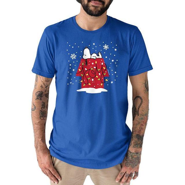 Mens Peanuts Joy Snoopy Tee Med Blue Product Image