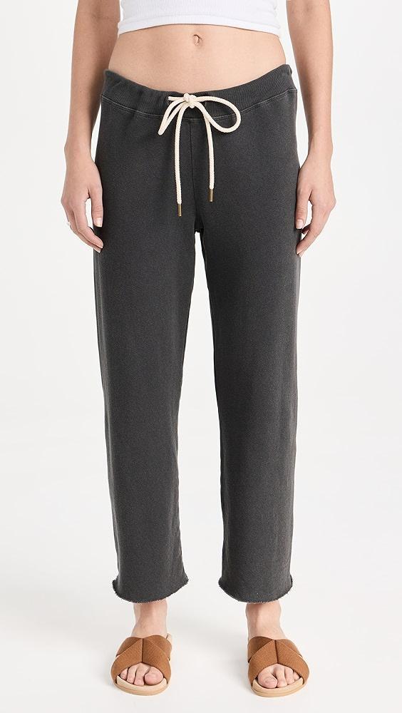 THE GREAT. The Wide Leg Cropped Sweatpants | Shopbop Product Image