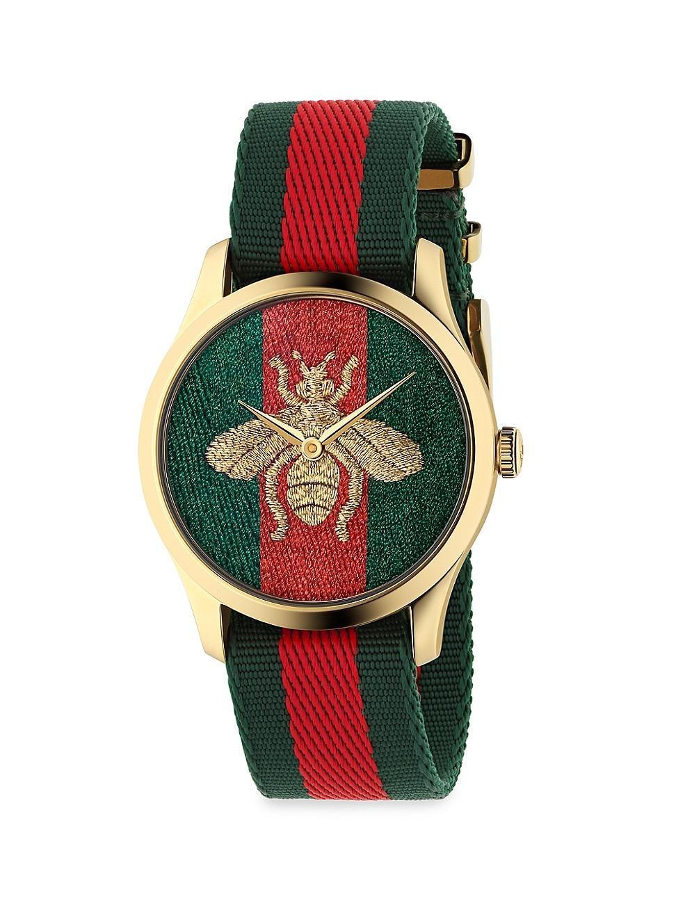 Mens Timeless Embroidered Bee Watch Product Image