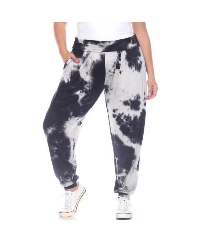 White Mark Plus Size Tie Dye Harem Pants Product Image