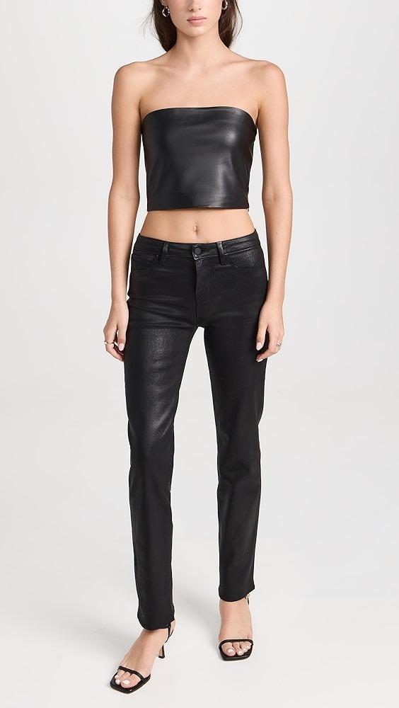 Susana Monaco Faux Leather Crop Tube Top | Shopbop Product Image