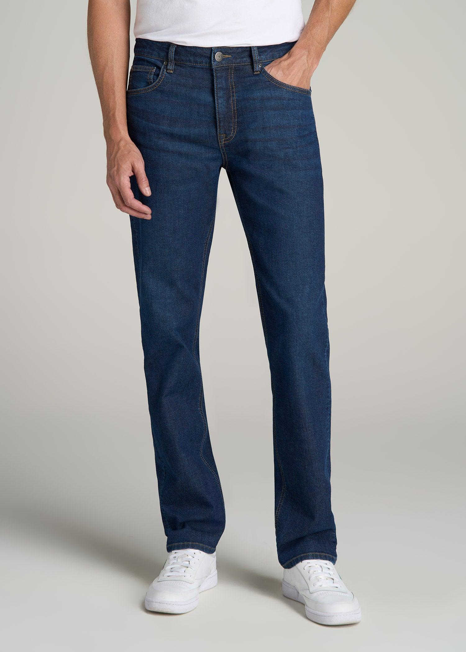 J1 STRAIGHT LEG Fleeced Jeans for Tall Men in Colorado Blue Wash product image