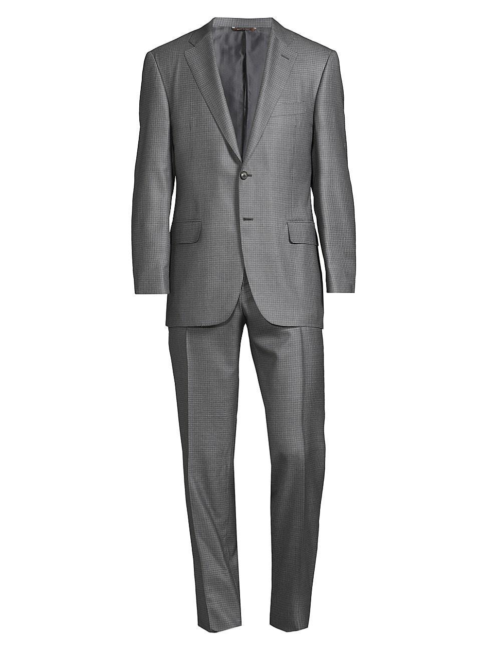 Mens Siena Wool Single-Breasted Suit Product Image