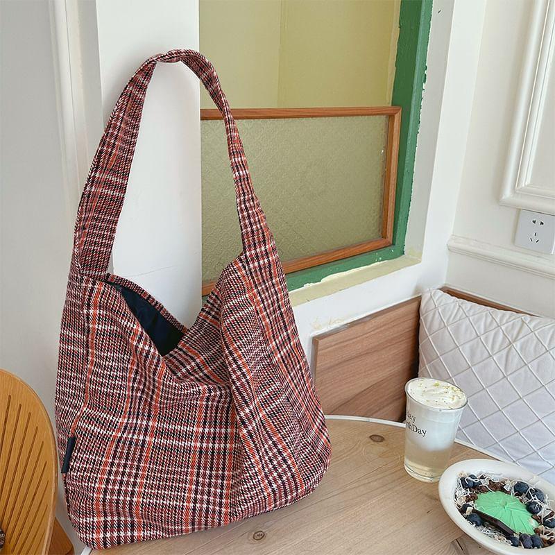 Plaid Tote Bag Product Image