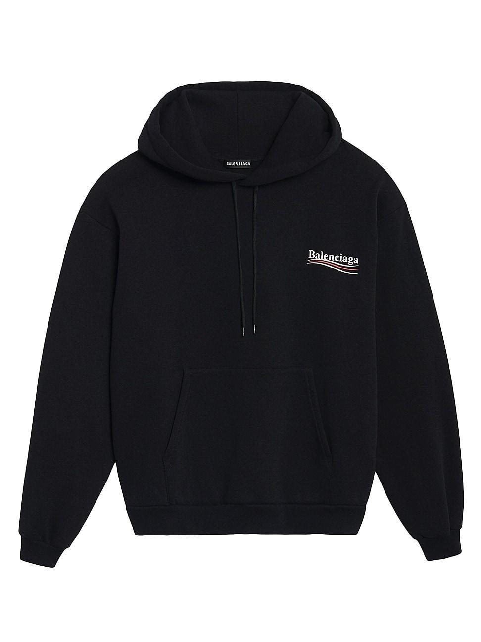 Mens Balenciaga Print Hoodie Product Image