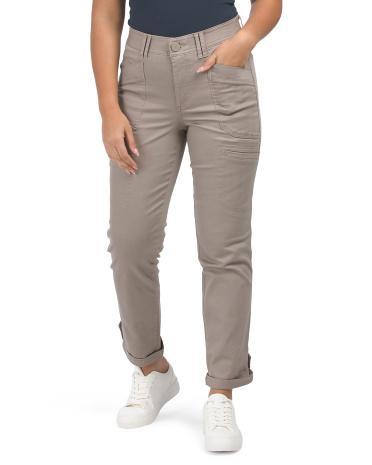 Ab Tech High Rise Utility Pants for Women | Spandex/Cotton Product Image