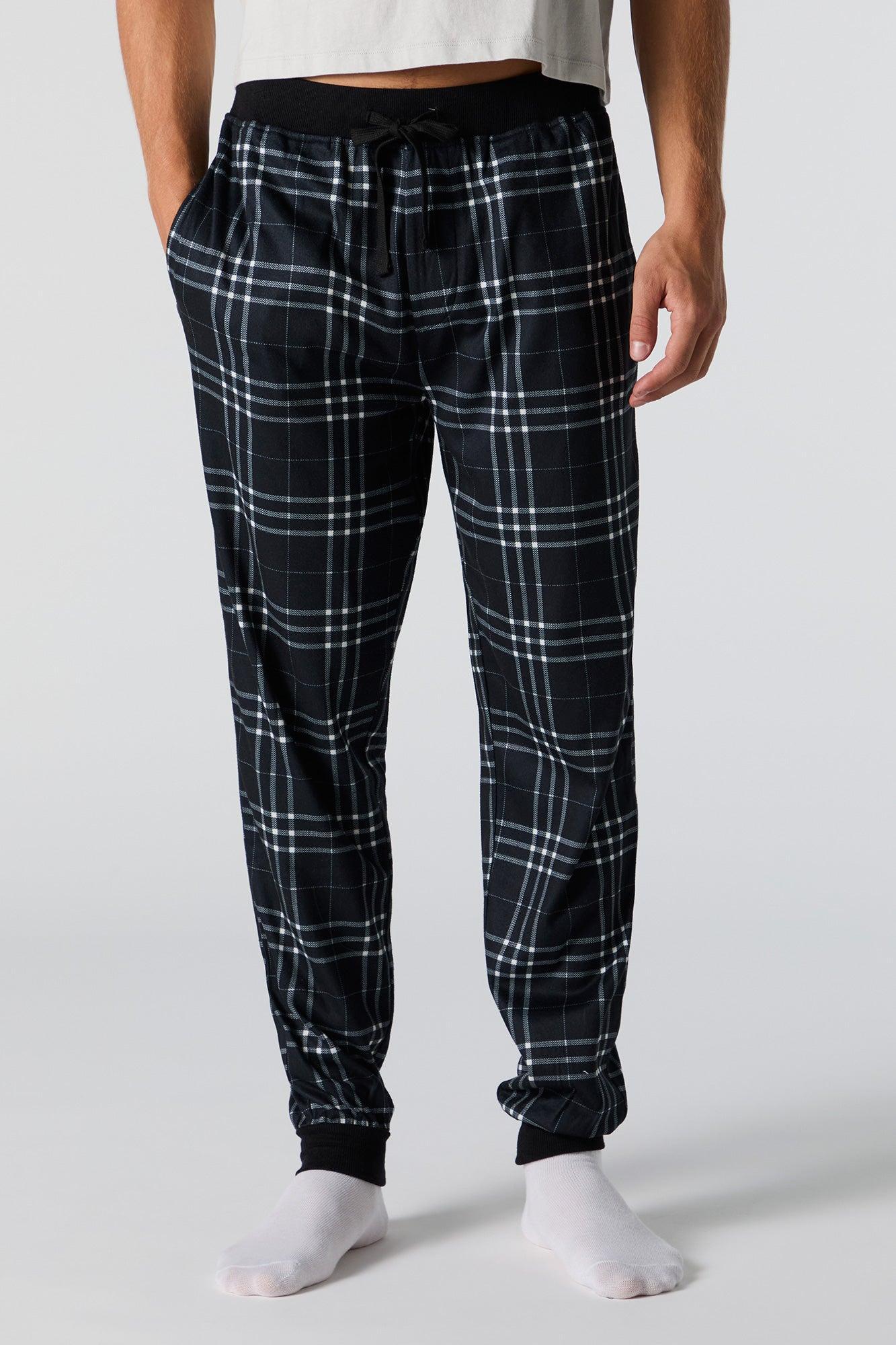 Plaid Pajama Jogger Male Product Image