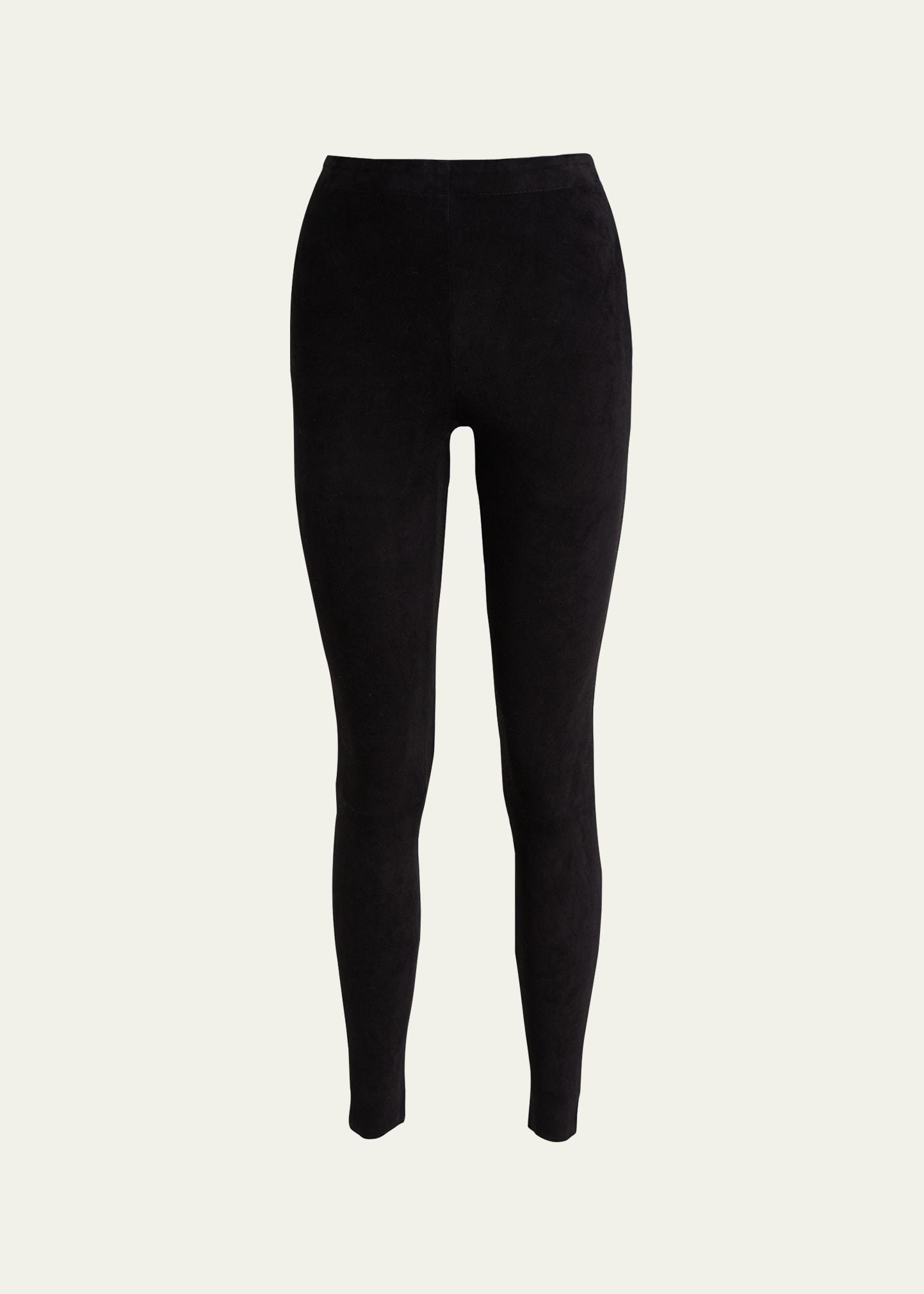 Womens Maddox Suede Leggings Product Image