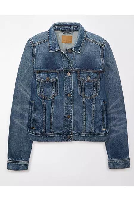 AE Strigid Classic Denim Jacket Womens product image