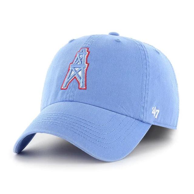 Mens 47 Light Blue Houston Oilers Gridiron Classics Franchise Legacy Fitted Hat Product Image