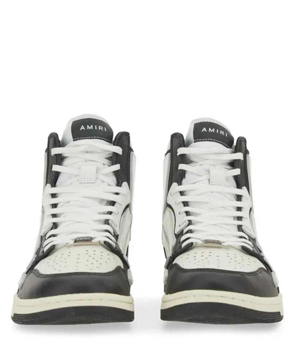 Two-tone Leather Skel Sneakers In Multicolor Product Image