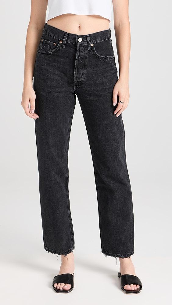 AGOLDE 90 Mid Rise Straight Jeans | Shopbop product image