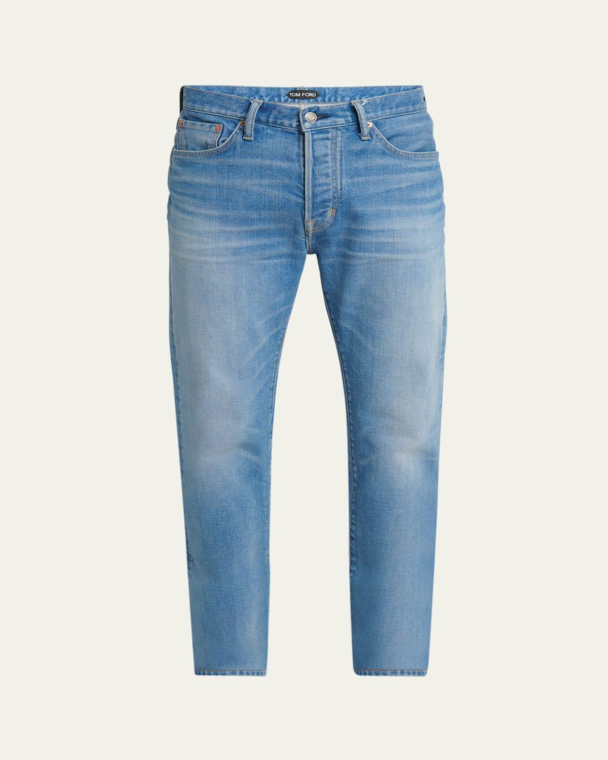 Mens Broken Twill Standard Fit Jeans Product Image