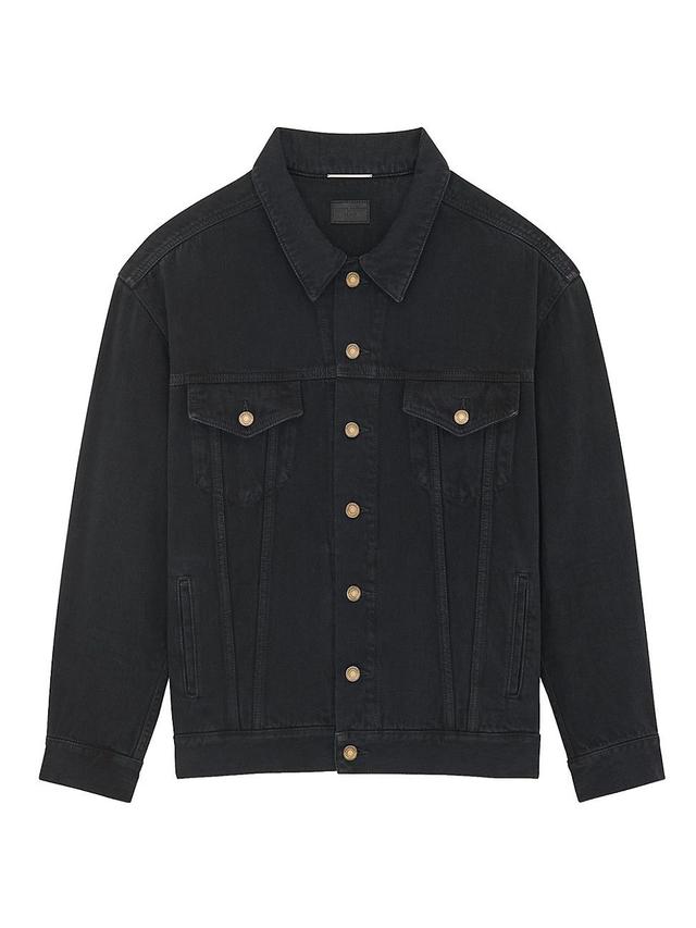 Mens Oversized Jacket In Denim Product Image