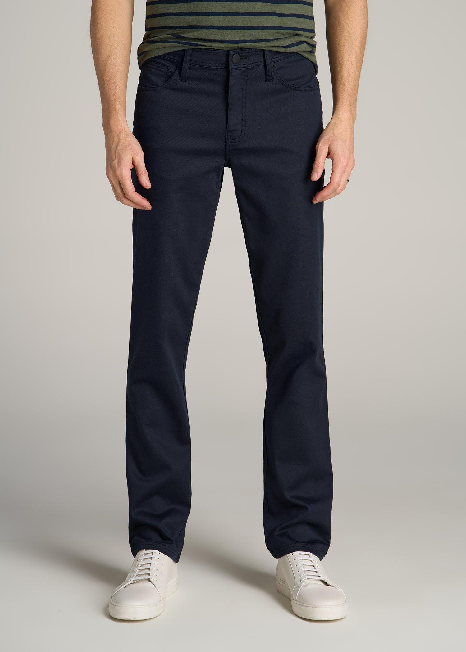 Everyday Comfort 5-Pocket TAPERED-FIT Pant for Tall Men in True Navy Product Image