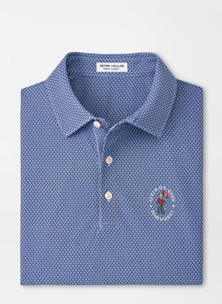 Peter Millar Mens 124th U.S. Open Waverly Performance Mesh Polo | Color: Navy | Size: XL Product Image